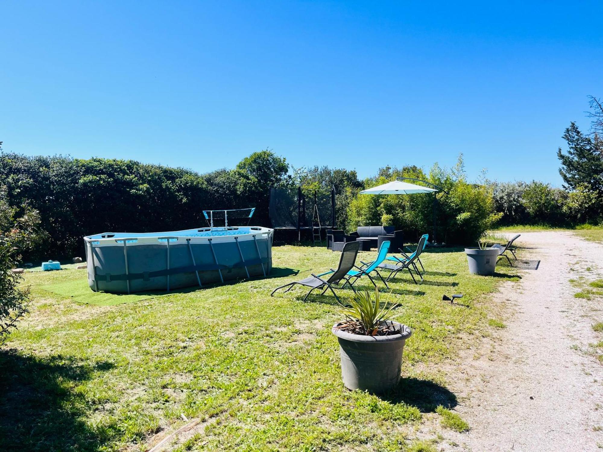 メーズ Location T3 Jardin Avec Piscineヴィラ エクステリア 写真