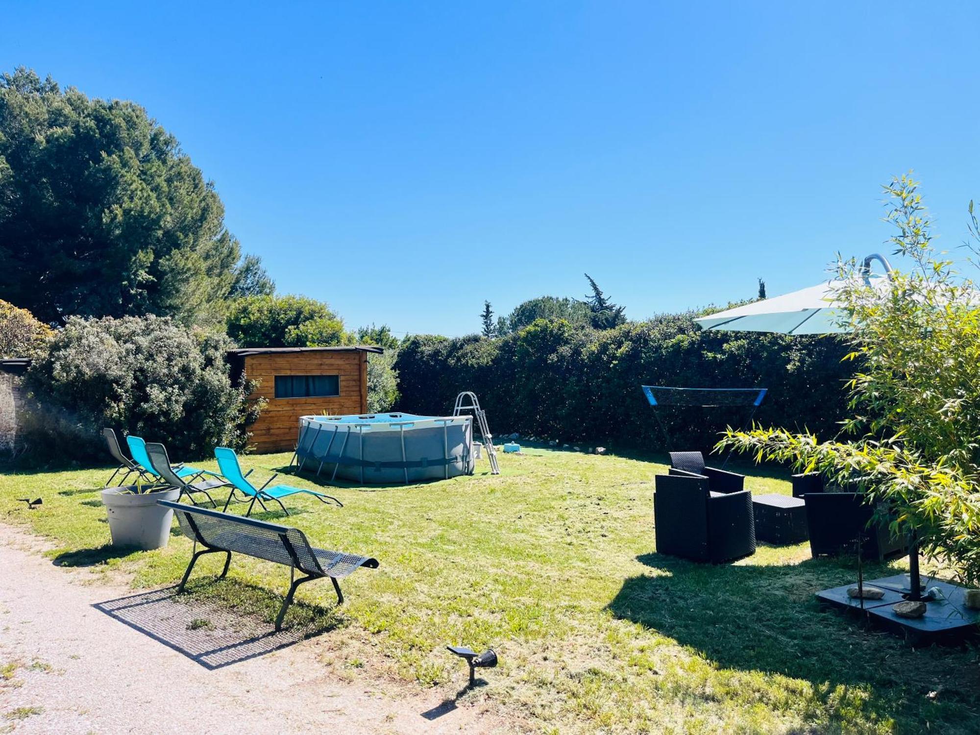 メーズ Location T3 Jardin Avec Piscineヴィラ エクステリア 写真